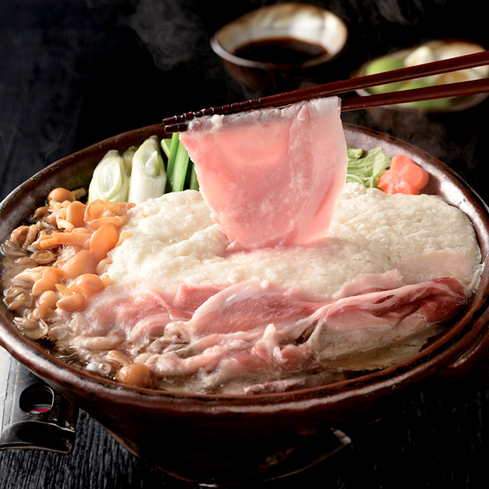 鹿児島県産黒豚とろろ鍋