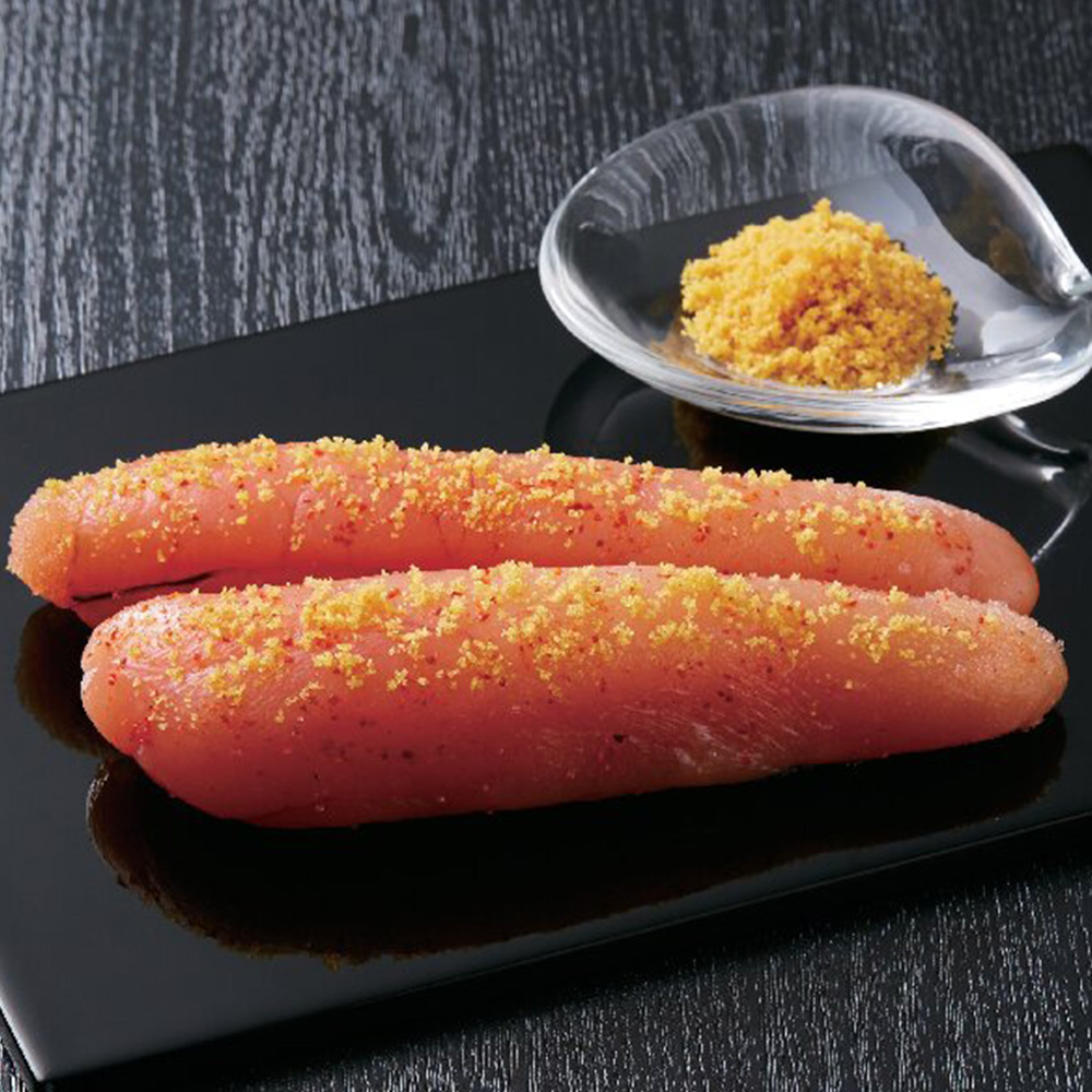 美濱屋の辛子明太子からすみパウダー添え