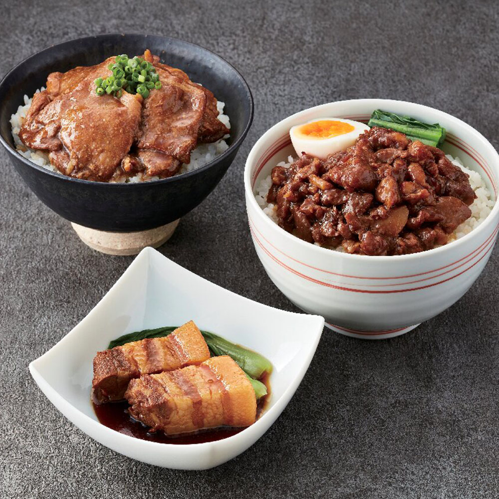 鹿児島黒豚 豚丼・ルーローハン・トンポーロウの具セット