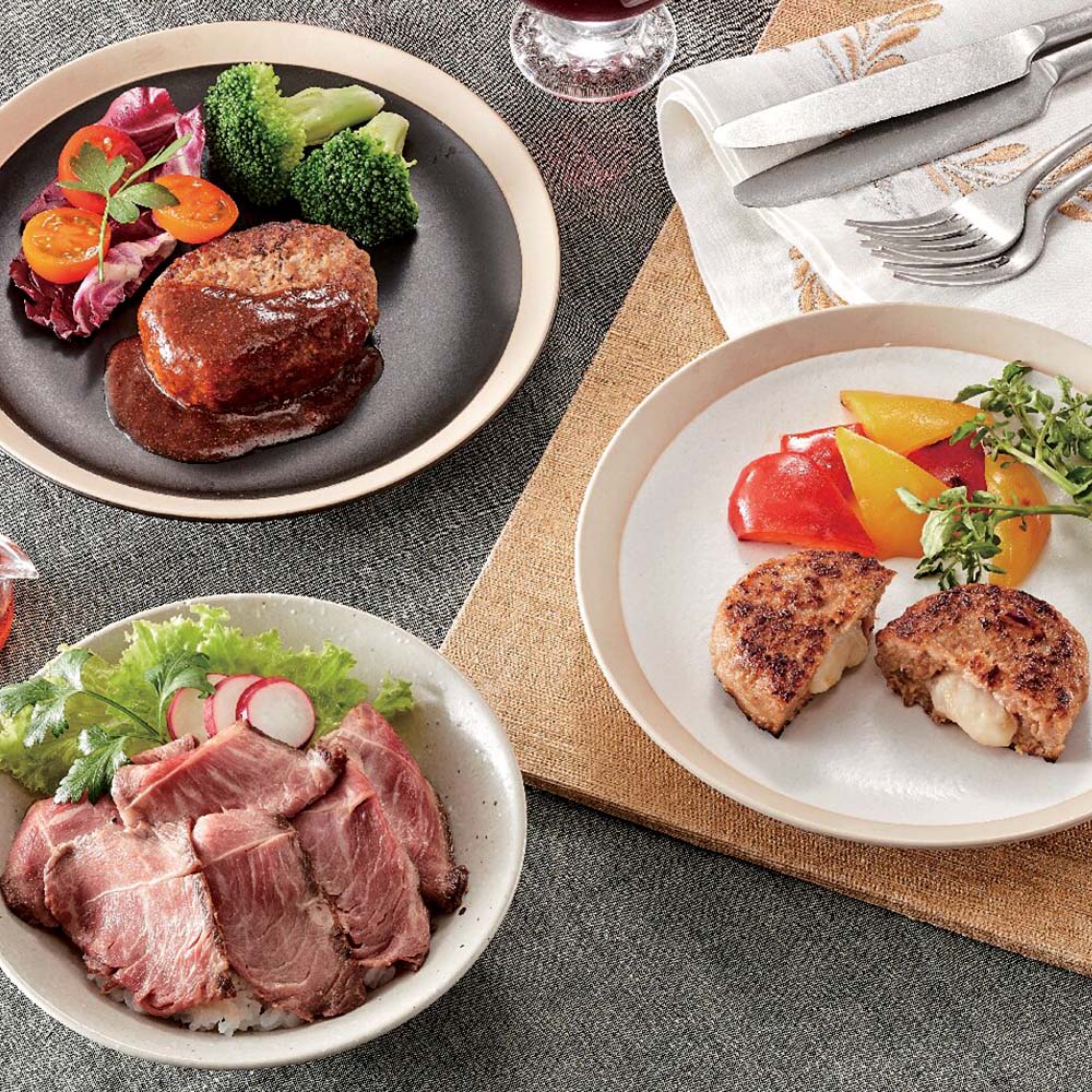 鹿児島県産生ハンバーグ3種詰合せ