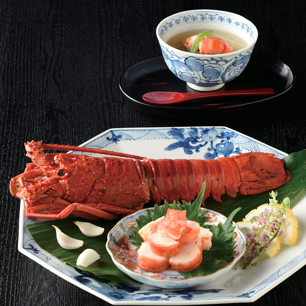 日本のおいしいお料理　伊勢海老割烹料理