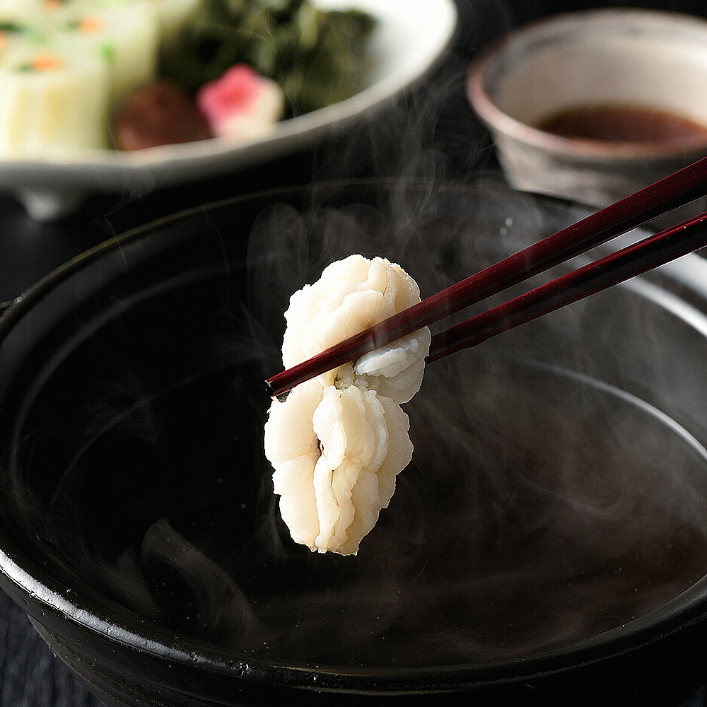 日本のおいしいお料理　日本料理店の鱧しゃぶセット（3～4人前）
