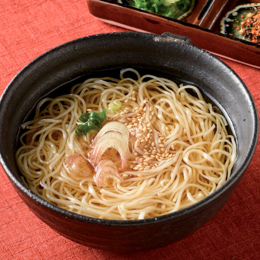 即席　手延べそうめん・こまちそば　比内地鶏つゆ