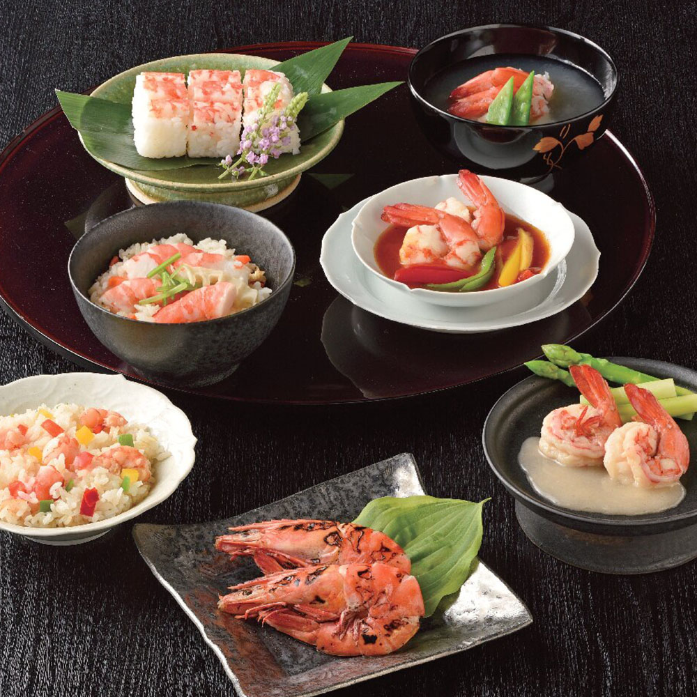 日本のおいしいお料理　足赤海老和洋割烹料理