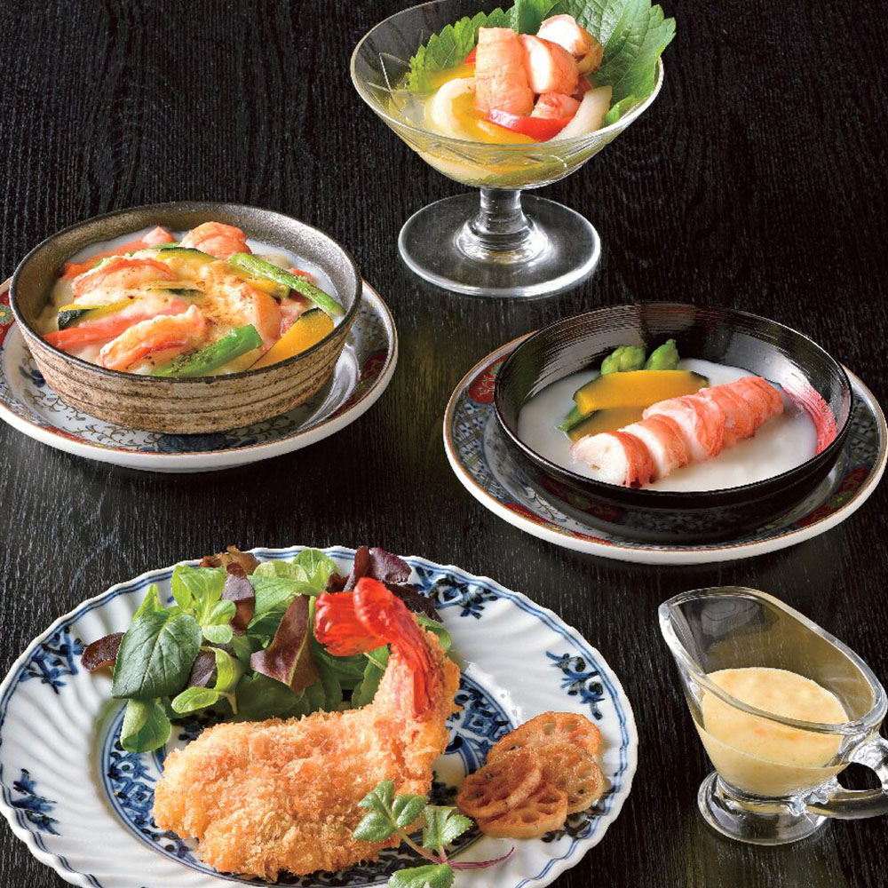 日本のおいしいお料理　伊勢海老洋風料理