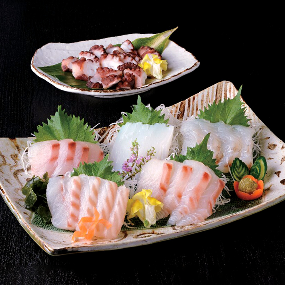 長崎県五島列島産　天然魚柵造り刺身用　盛合せ