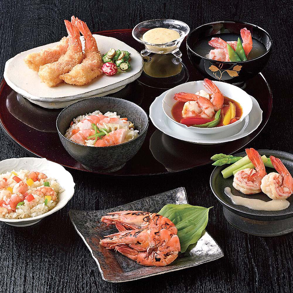 日本のおいしいお料理　足赤海老和洋割烹料理