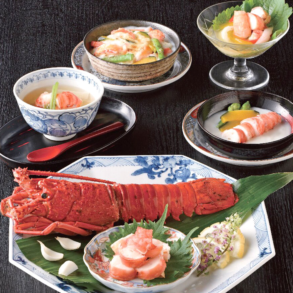 日本のおいしいお料理　伊勢海老和洋割烹料理