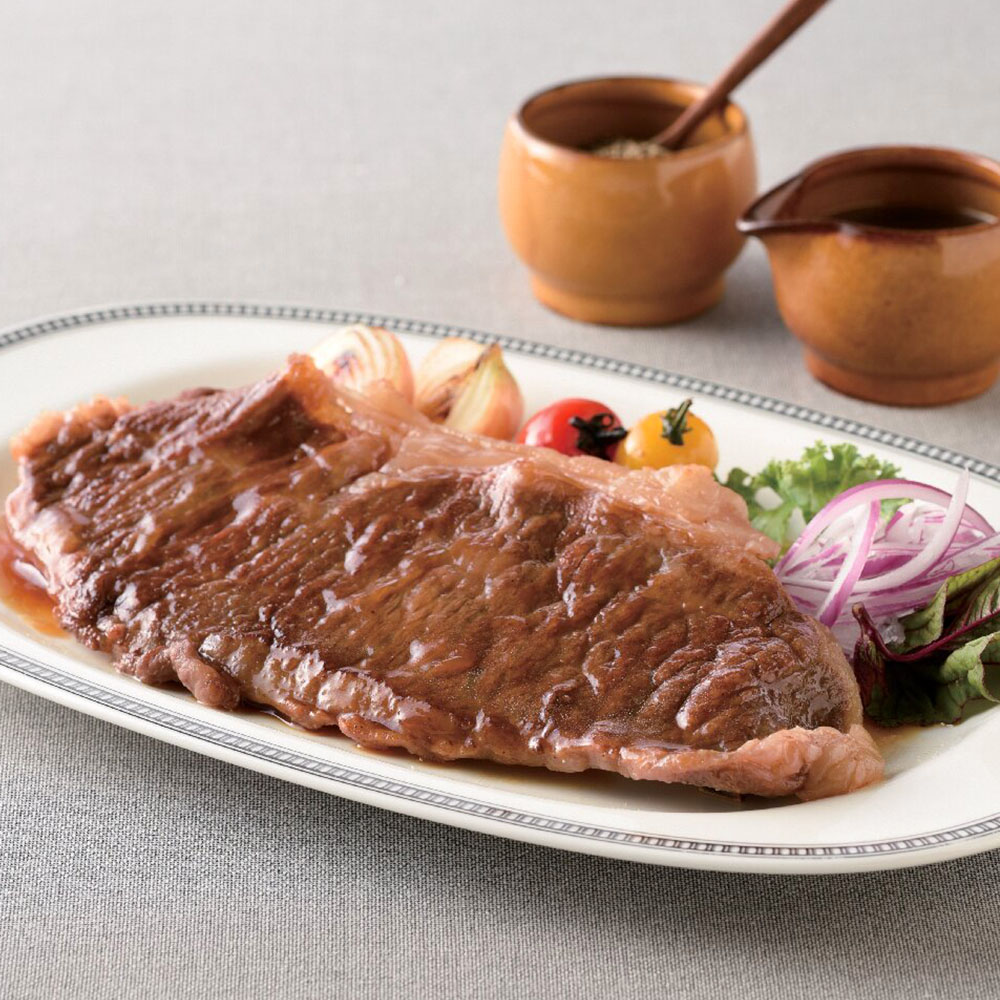 鹿児島県産黒毛和牛　レンジでステーキ