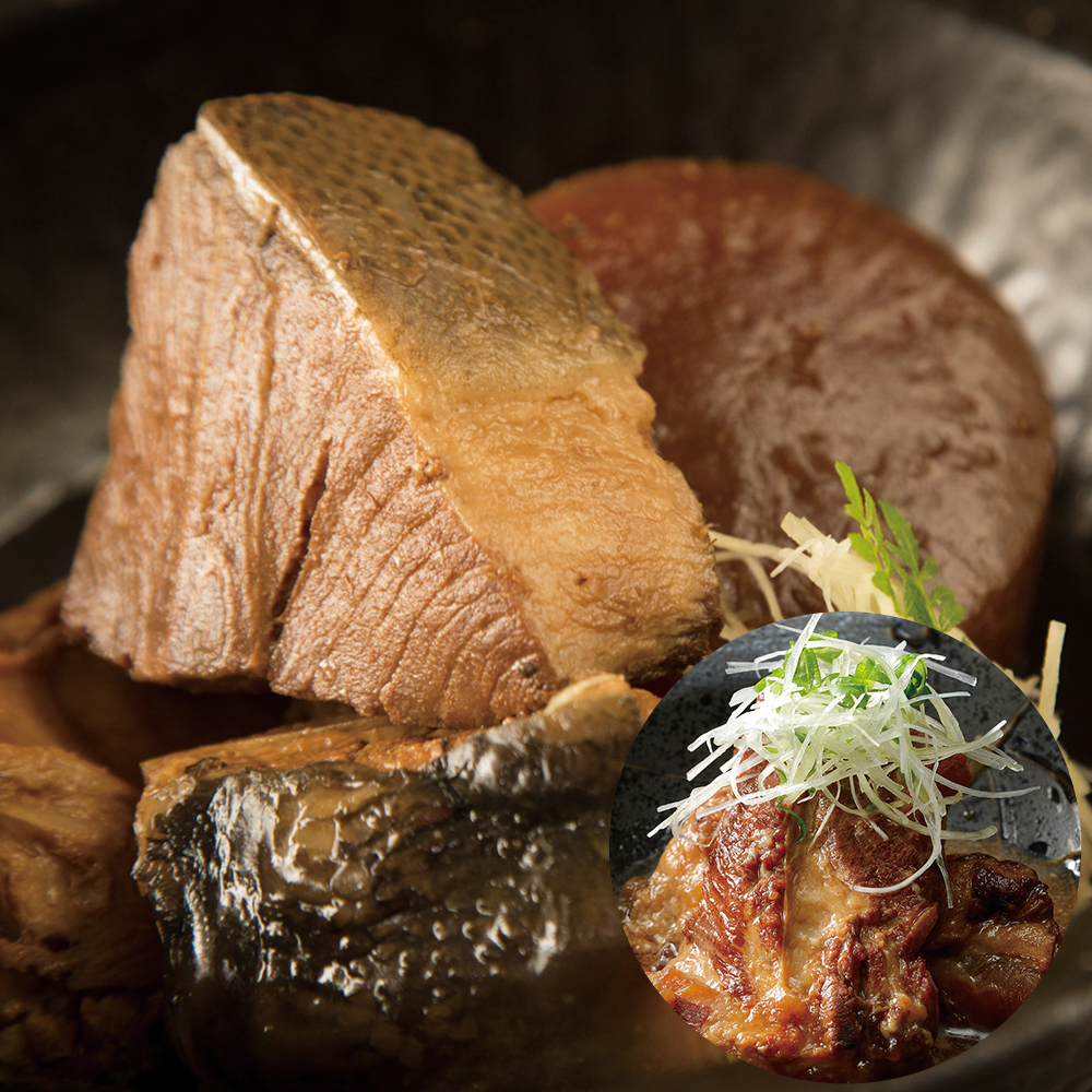 富山氷見鰤大根＆富山ポークやわらか煮