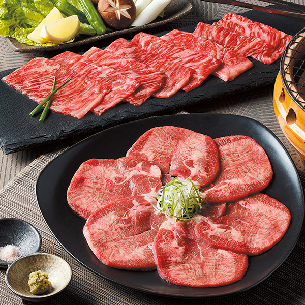 仙台牛5等級と牛タンの焼肉セット