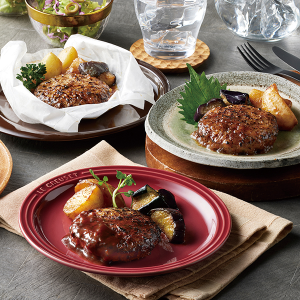 包み蒸しハンバーグ