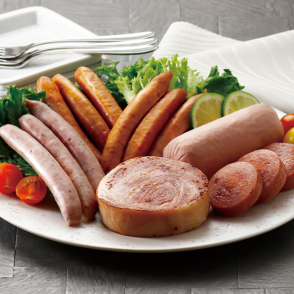 宮崎「大淀河畔 みやちく」ハム・ソーセージセット