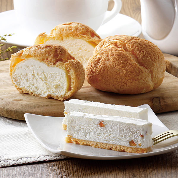 「乳蔵」北海道シュークリーム＆レアチーズケーキ