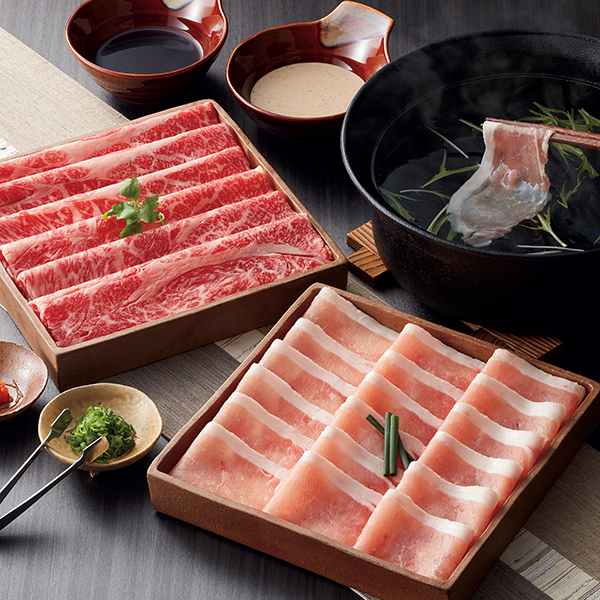 相模牛＆相模豚 しゃぶしゃぶ肉食べくらべ