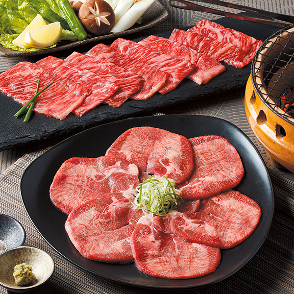 仙台牛5等級と牛タンの焼肉セット