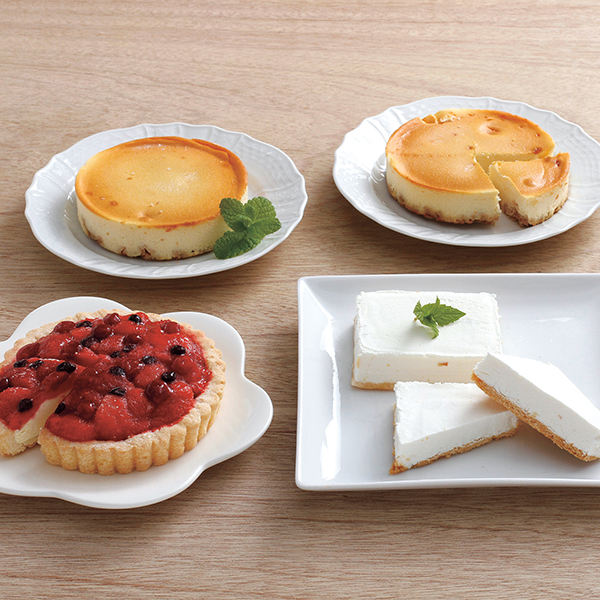 「乳蔵」3種のケーキセット