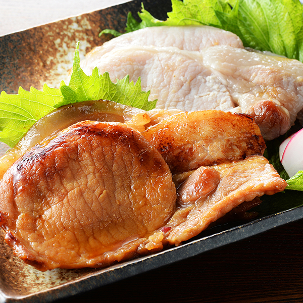 北海道産豚ロース 味噌漬けと塩麹漬け