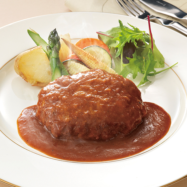 「リーガロイヤルホテル」グリルビーフハンバーグ