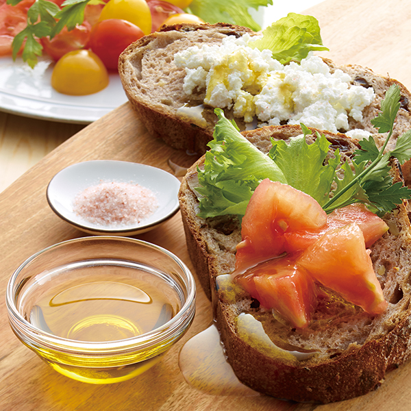 エクストラバージンオリーブオイル&ヒマラヤ岩塩