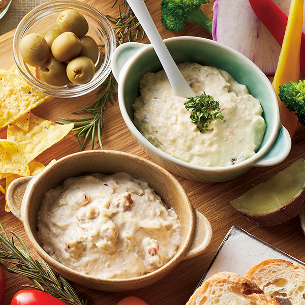 いぶりがっこクリームチーズマヨ 2種食べくらべ