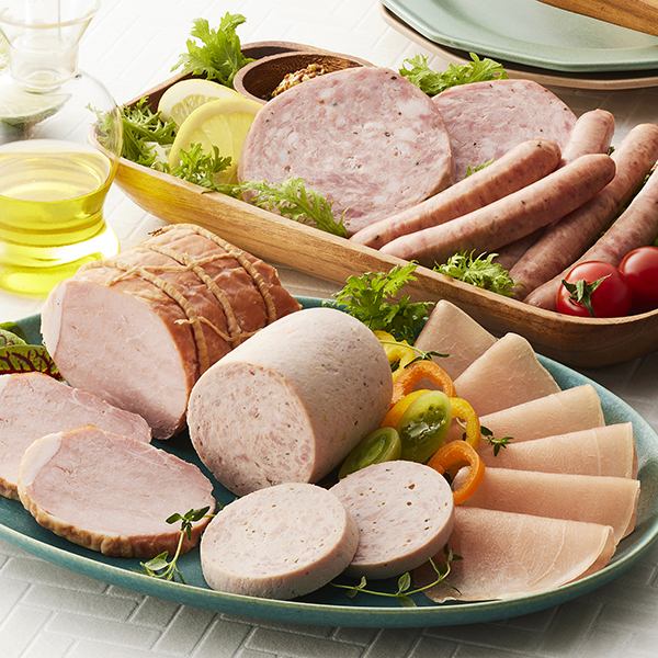 「トンデンファーム」燻しロースハムとバラエティーセット