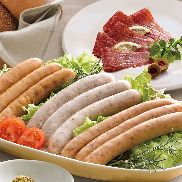 国産黒毛和牛生ハムとソーセージセット