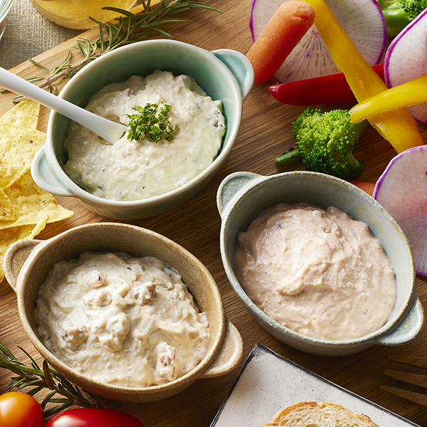 いぶりがっこクリームチーズマヨ 3種食べくらべ