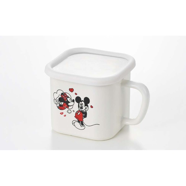 「ミッキー＆ミニー」ホーローマルチスクエアポット