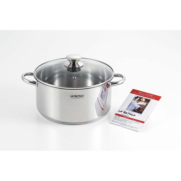 「ラ・ベットラ」IH200V対応両手鍋24cm
