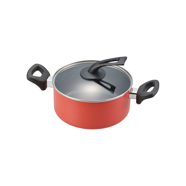 「エステル」アルミ両手鍋20cm