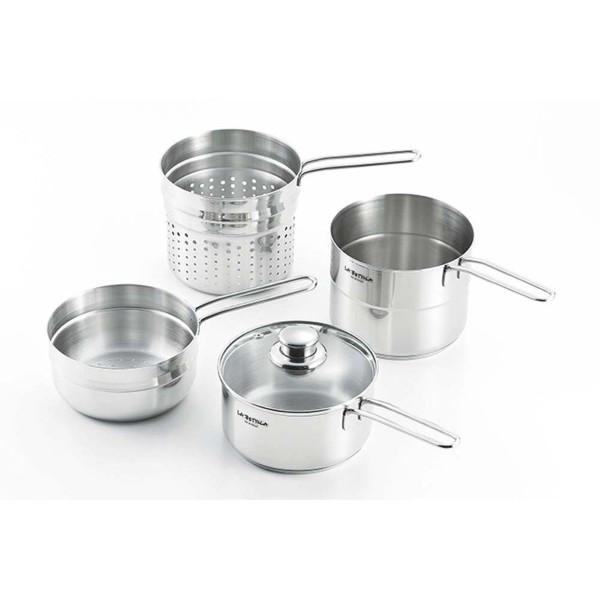 「ラ・ベットラ」IH200V対応コンビネーションパン16cm