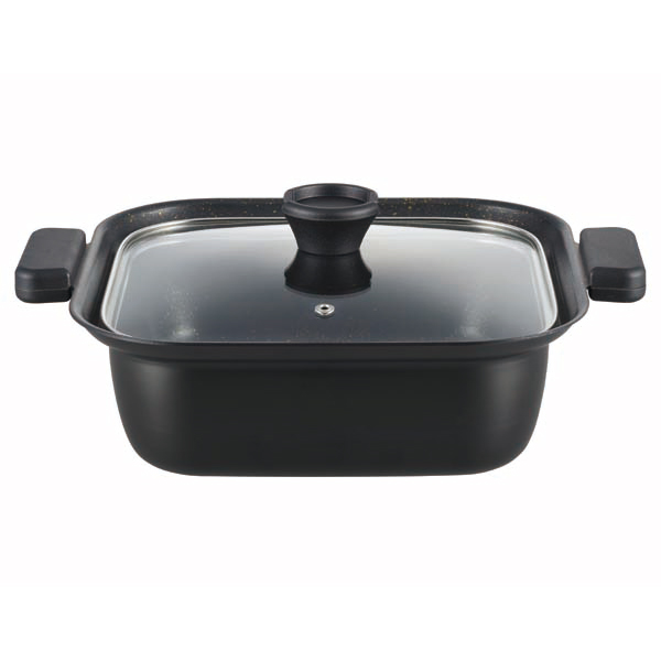 「囲 -KAKOMI-」IH対応角型卓上鍋 24cm