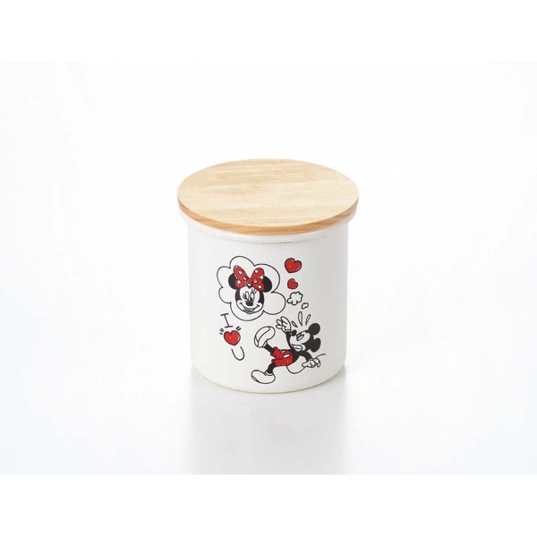 「ミッキー＆ミニー」ホーローキャニスター