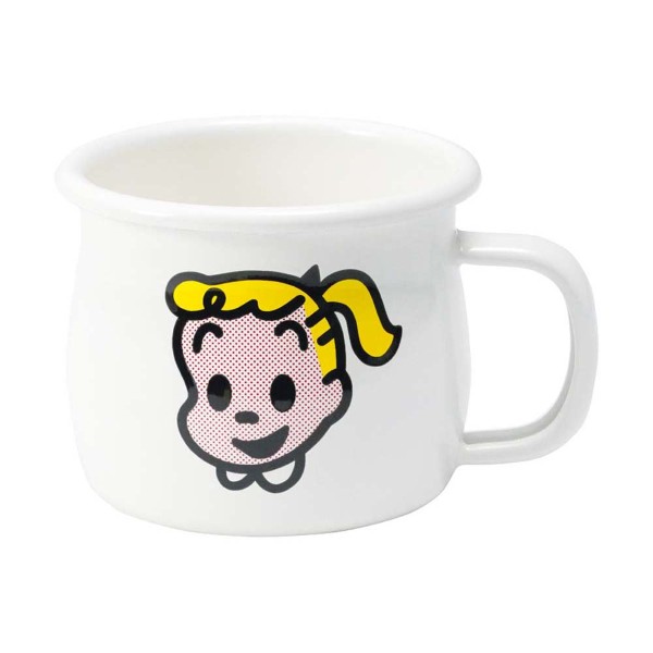 「OSAMU GOODS」フェイス ホーローマグカップ  ジル