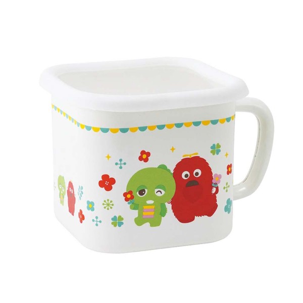 「ガチャピン・ムック」ホーローマルチスクエアポット