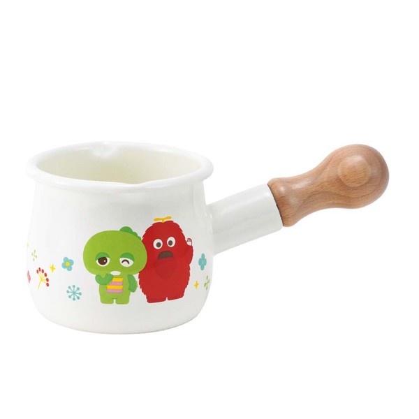 「ガチャピン・ムック」ホーロープチミルクパン