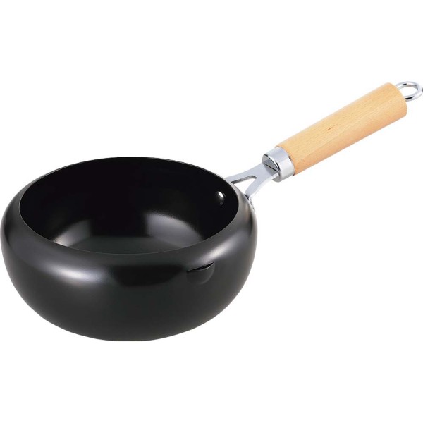 「ラルス」IH対応油はねしにくい 天ぷら鍋20cm