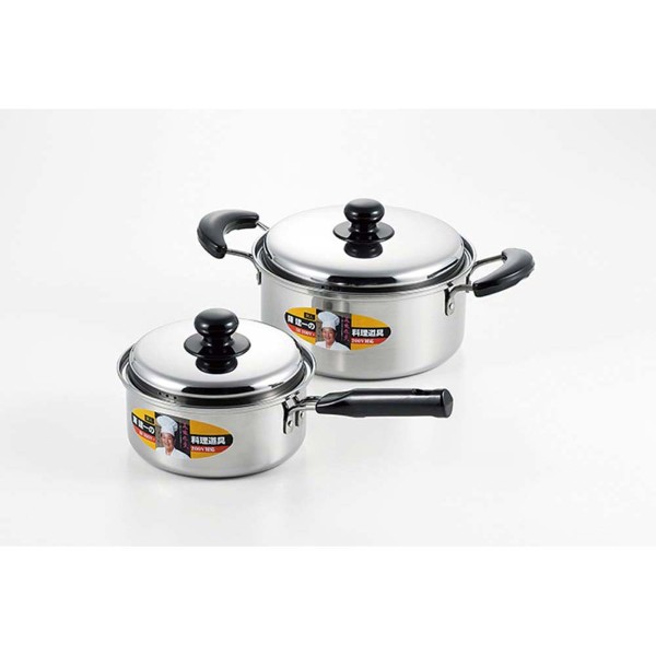 「陳 建一」IH対応片手鍋16＆両手鍋20cm