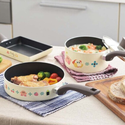 「星のカービィ」IH対応アルミ片手鍋16cm