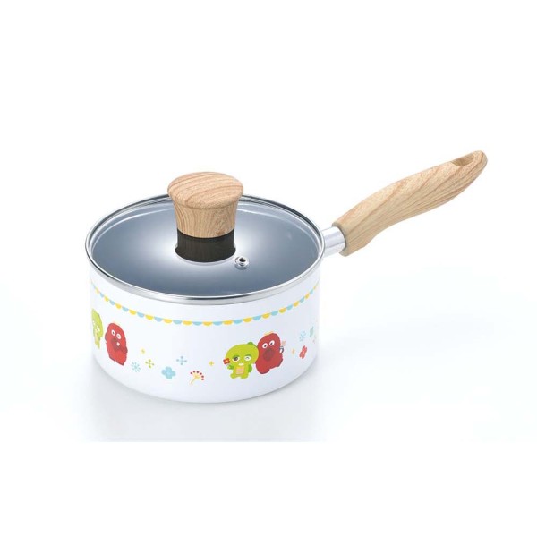 「ガチャピン・ムック」IH対応片手鍋16cm