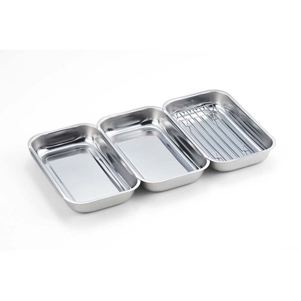 食彩亭  ステンレス連結バット・アミ付