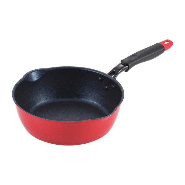 「超深いいね」ダイヤモンドコート IH両口フライパン24cm