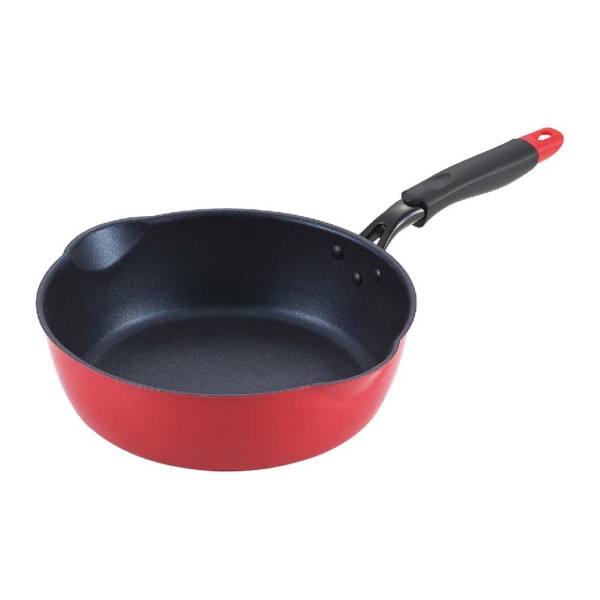 「超深いいね」ダイヤモンドコート IH両口フライパン26cm