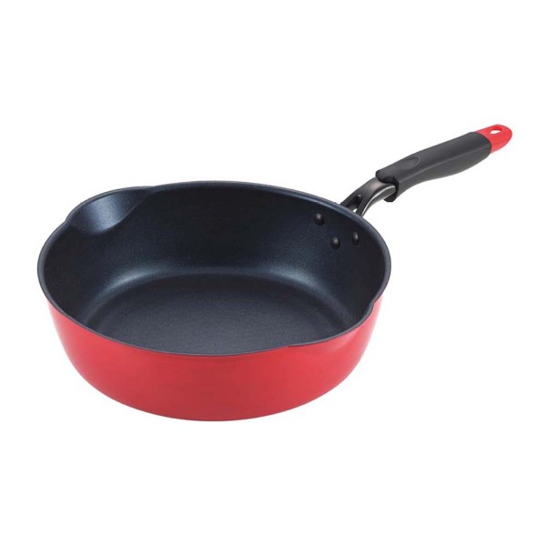 「超深いいね」ダイヤモンドコート IH両口フライパン28cm