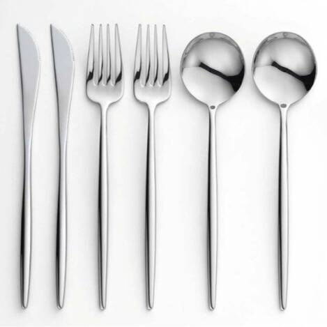 「ポルト」デザートセット6pc（ミラー）