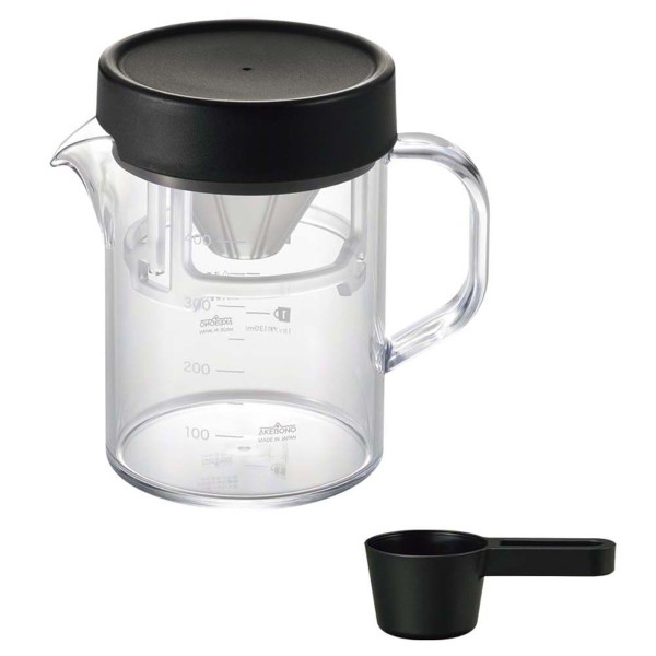 コーヒーサーバーストロン 400 ビーカー コンパクトドリッパーセット ブラック