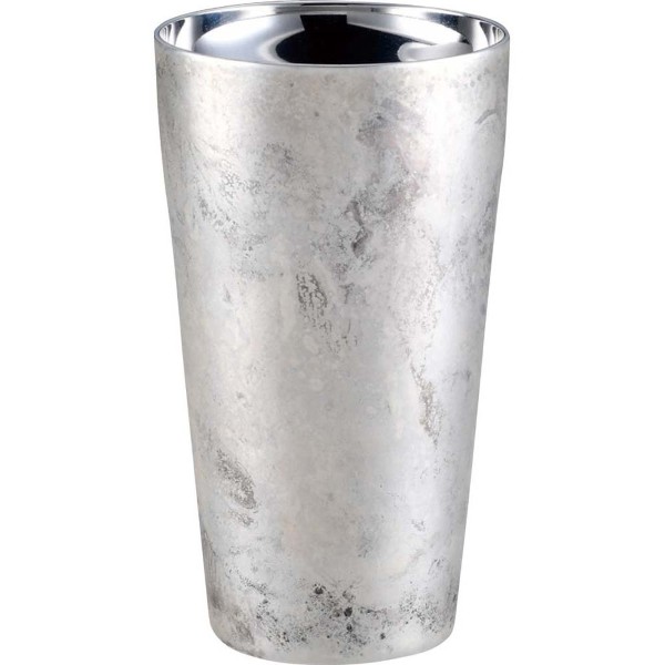 「折燕ORI-EN」二重タンブラー310㎖  ANTIQUE SILVER