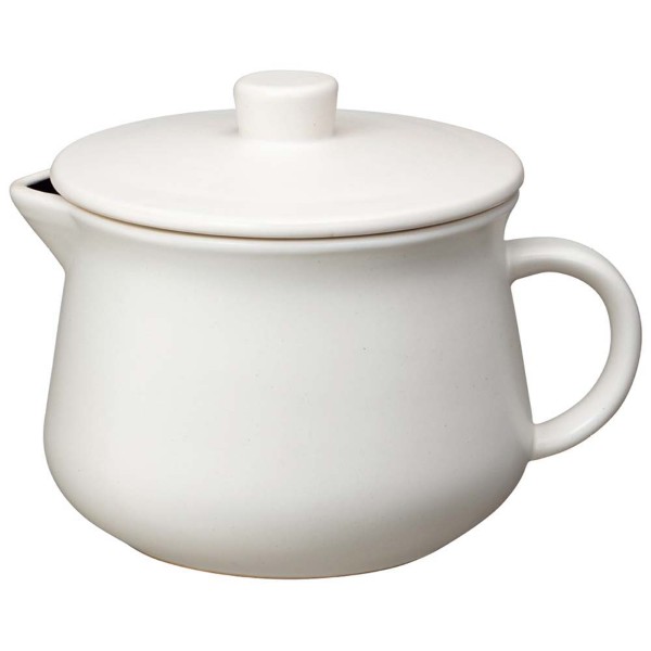 ギュッとポット（ミルクホワイト）