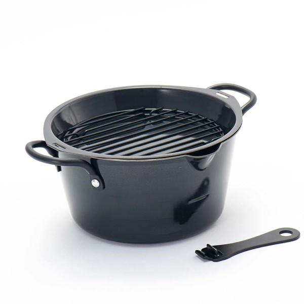 機能が自慢！揚げ鍋20cm（揚げバット付）